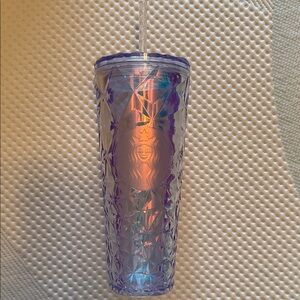 Starbucks Iridescent Tumbler with Straw
